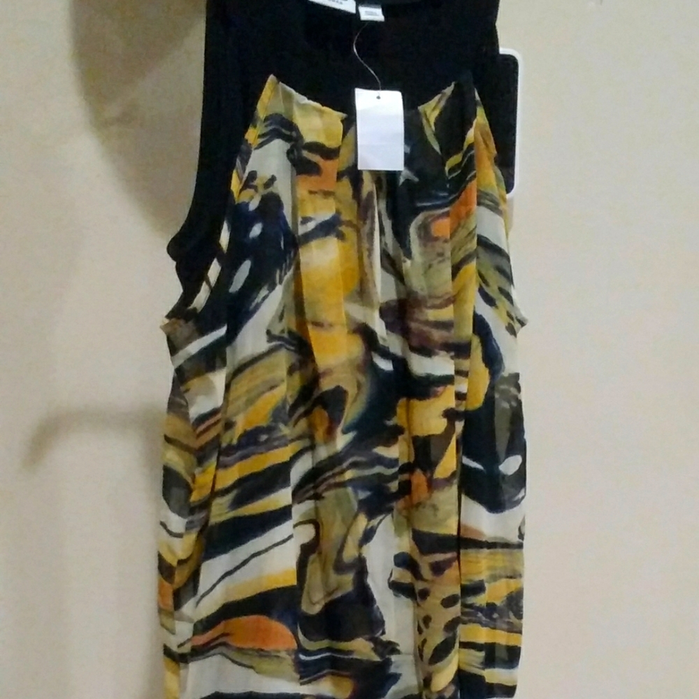 Cato's Dress; multi colored animal print; size 14/16